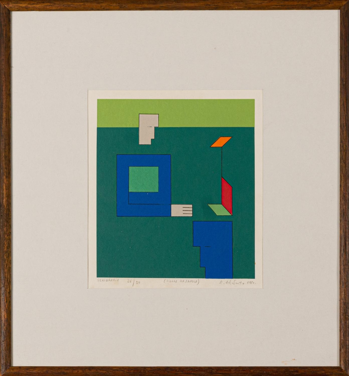 DIONISIO DEL SANTO - Serigrafia - Imagem 3