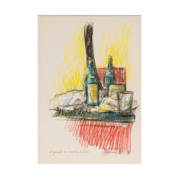 JOSÉ MORAES - Desenho a lápis de cor