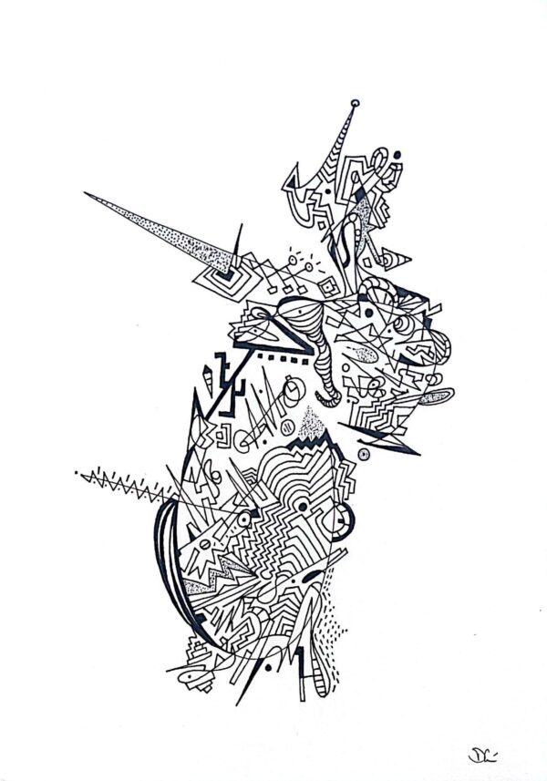 D. César Roller Pen sobre Papel Inart