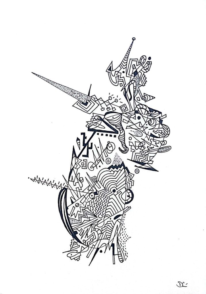 d-cesar-roller-pen-sobre-papel-inart