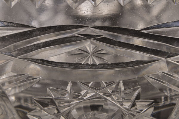 Fruteira de coluna em cristal da Bohemia - Imagem 5