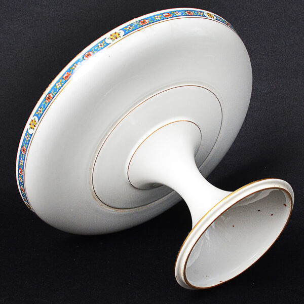 Fruteira de pé alto executada em porcelana francesa Bernardaud & Company, Limoges - França - Imagem 5