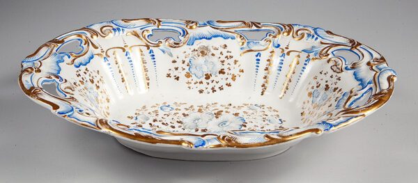 Fruteira em porcelana da manufatura europeia - SPM - Schumann Moabit - Imagem 5