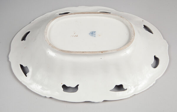Fruteira em porcelana da manufatura europeia - SPM - Schumann Moabit - Imagem 3