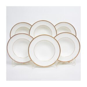 Conjunto de pratos fundos em porcelana inglesa Royal Doulton
