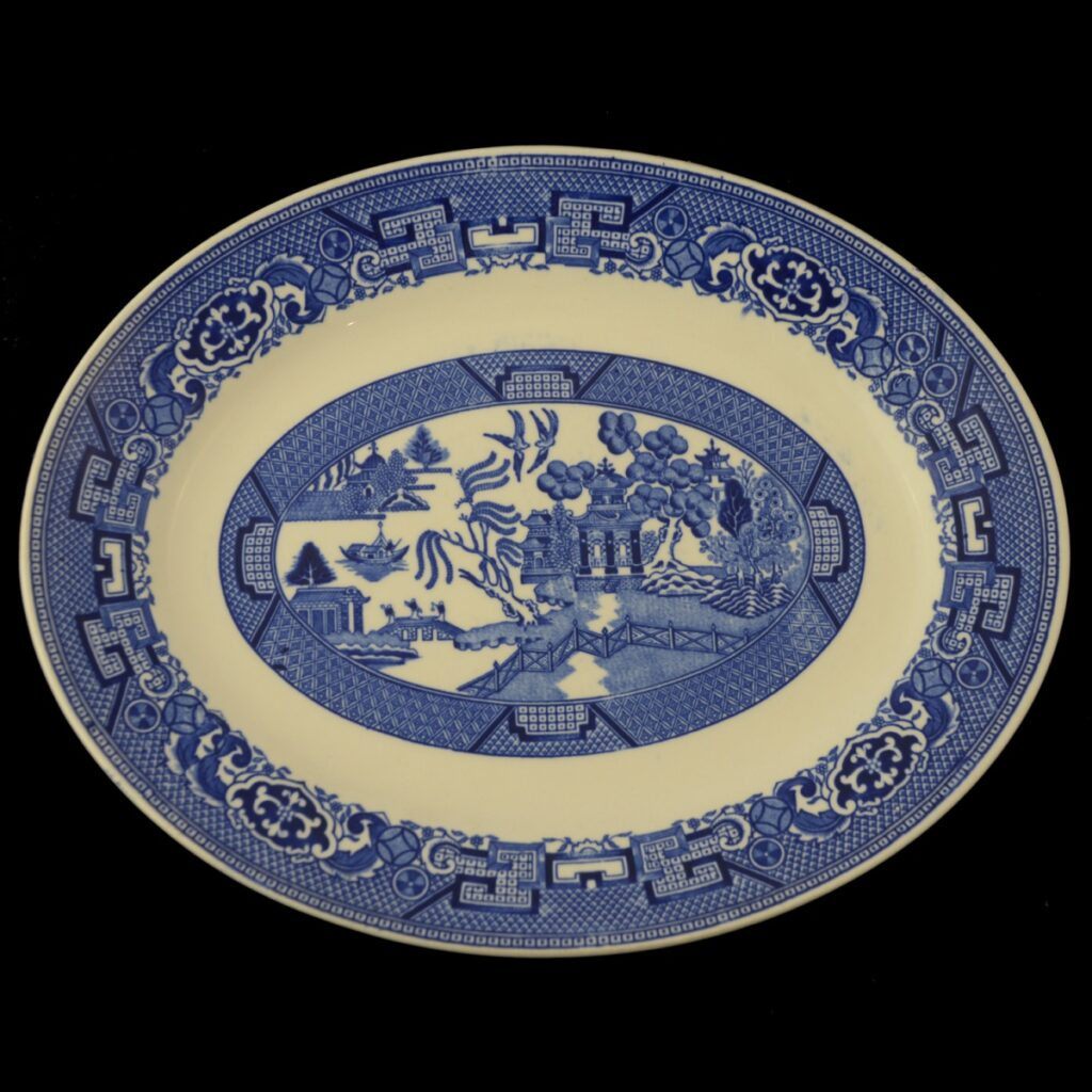 travessa-oval-em-porcelana-americana-homer-laughlin-decorada-em-azul