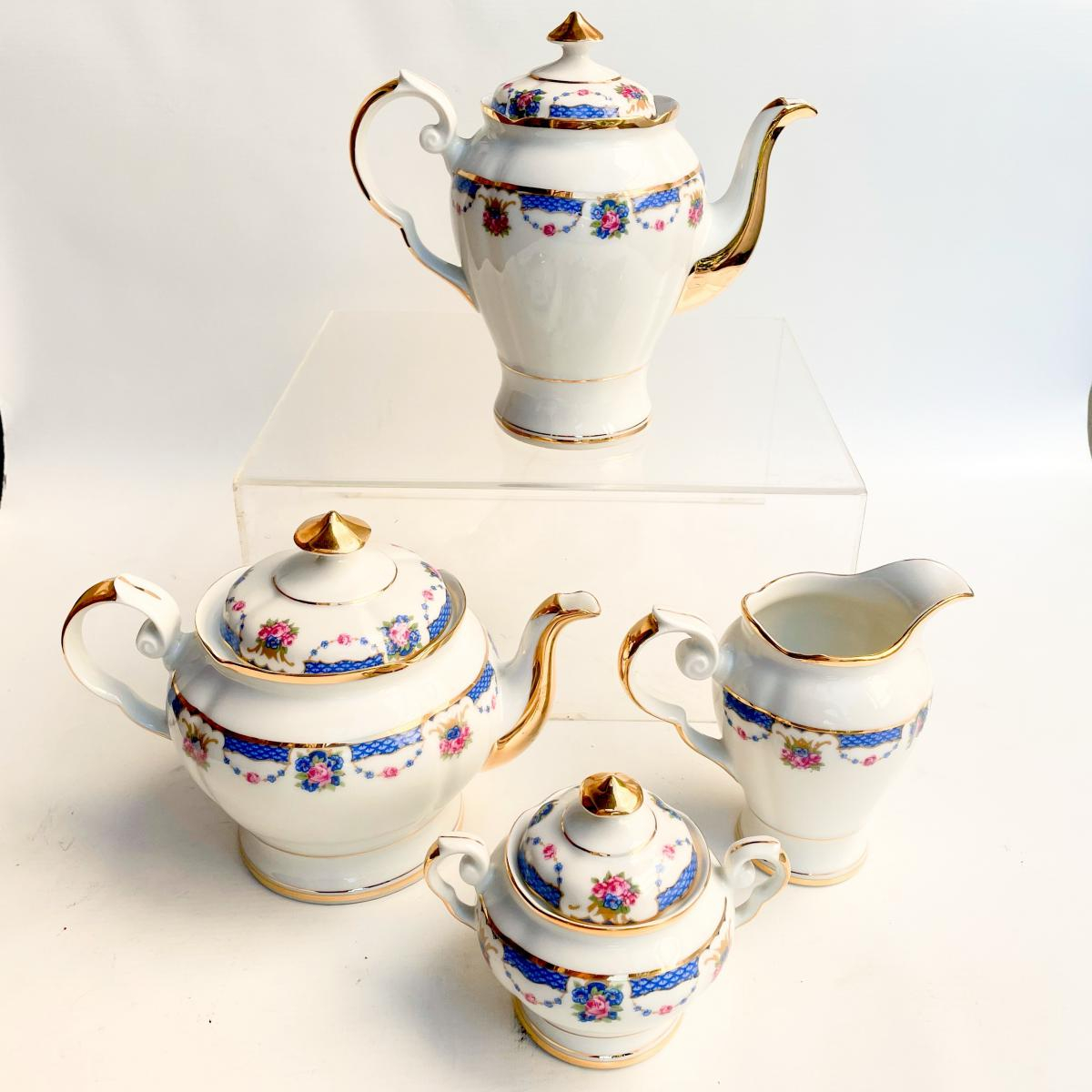 conjunto para chá e café em porcelana nacional - Imagem 3