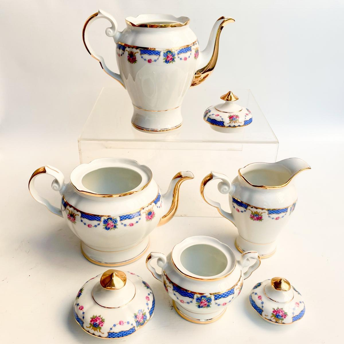 conjunto para chá e café em porcelana nacional - Imagem 5