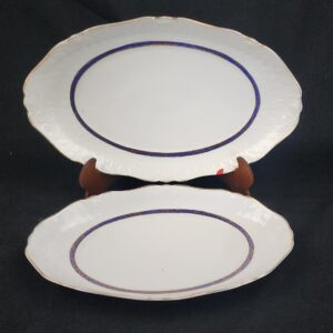 Duas travessas porcelana nacional Real