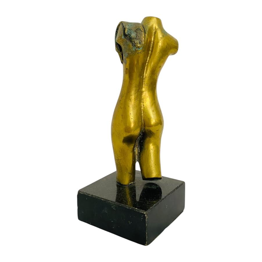 Escultura em bronze dourado "dorso feminino" - SUZANA LEVY - Imagem 3
