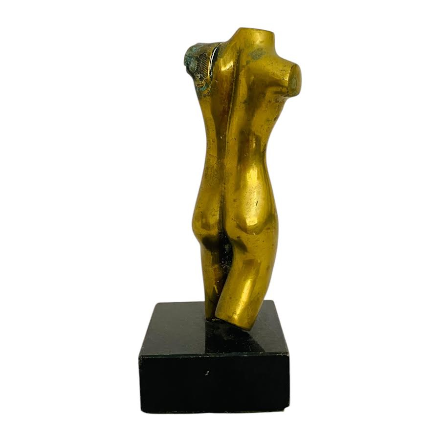 Escultura em bronze dourado "dorso feminino" - SUZANA LEVY - Imagem 2