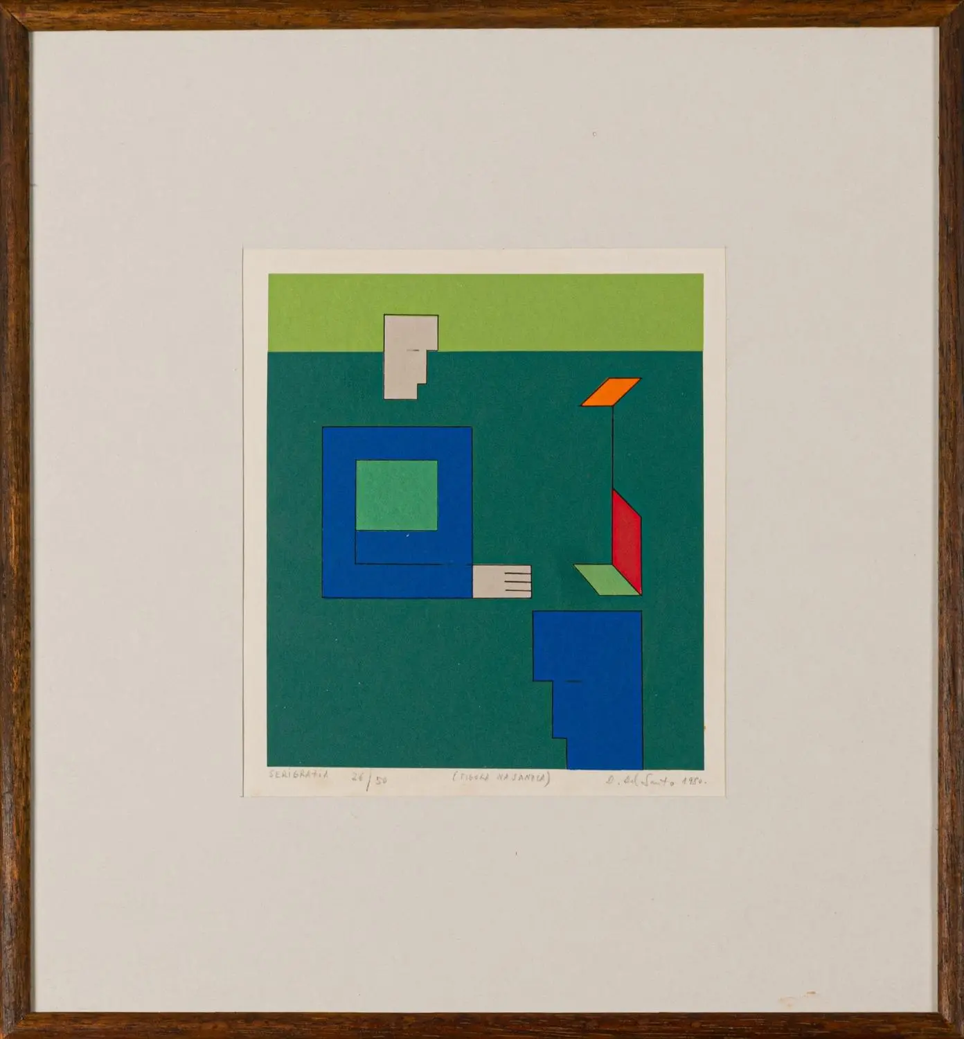 DIONISIO DEL SANTO - Serigrafia - Imagem 3