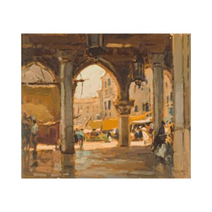 NICOLA DE CORSI - Óleo sobre madeira