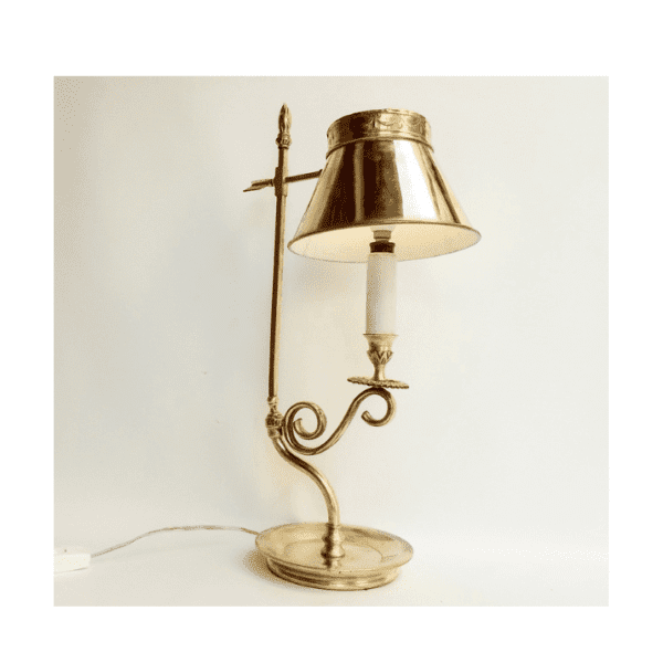 Luminária de mesa em bronze