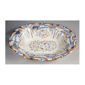 Fruteira em porcelana da manufatura europeia - SPM - Schumann Moabit