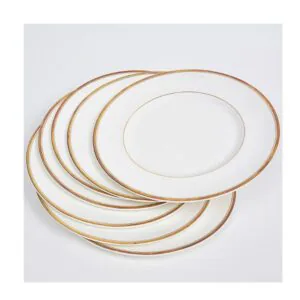 Conjunto de pratos rasos em porcelana inglesa Royal Doulton