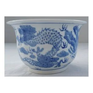 Cachepot ou Vaso grande em porcelana de origem oriental