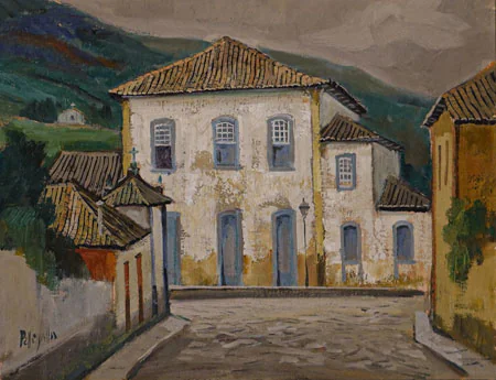 Paisagem - OMAR PELLEGATTA - Óleo sobre tela - Imagem 2